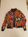 Women’s Floral Print Bomber Jacket