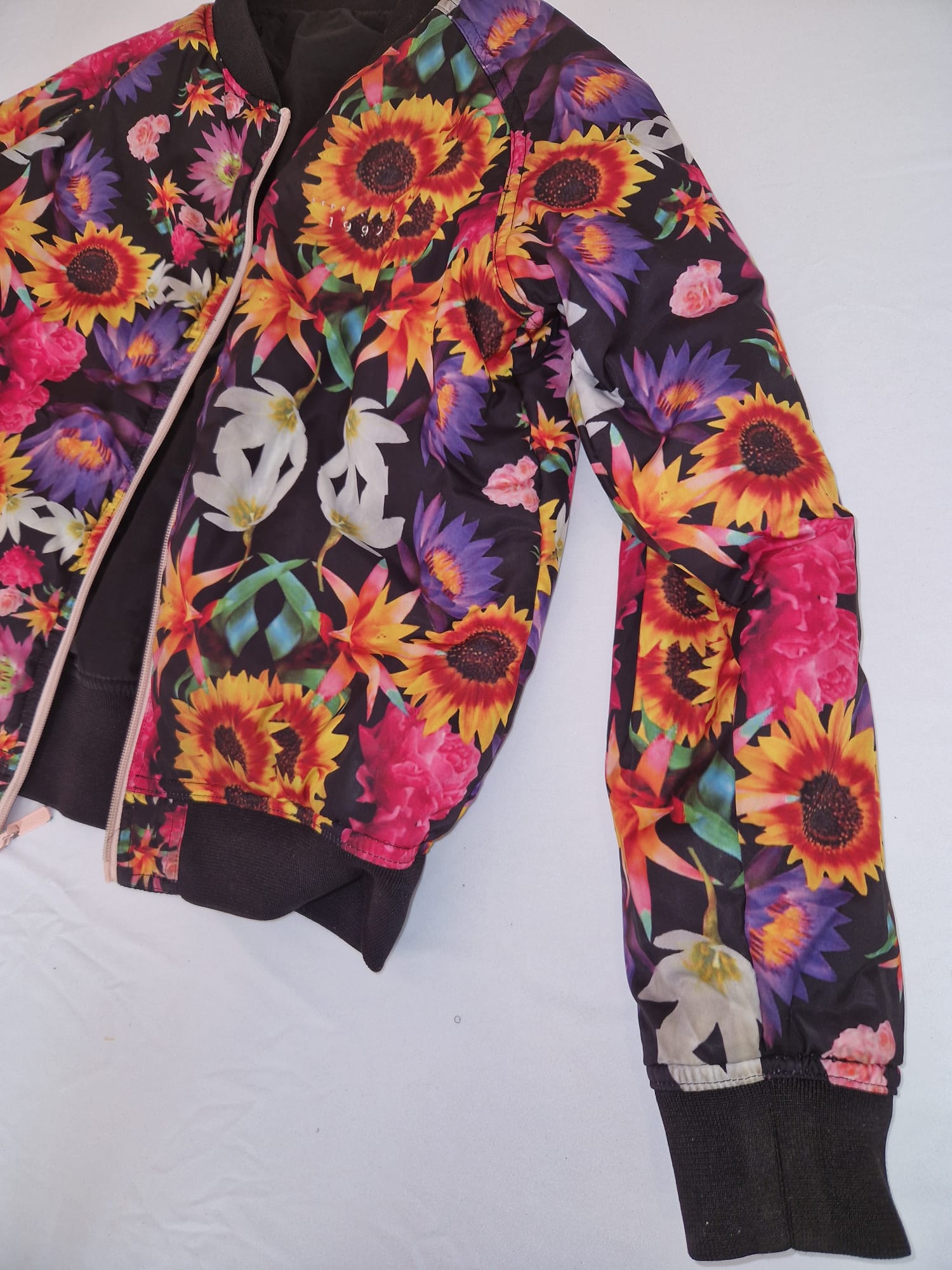Women’s Floral Print Bomber Jacket