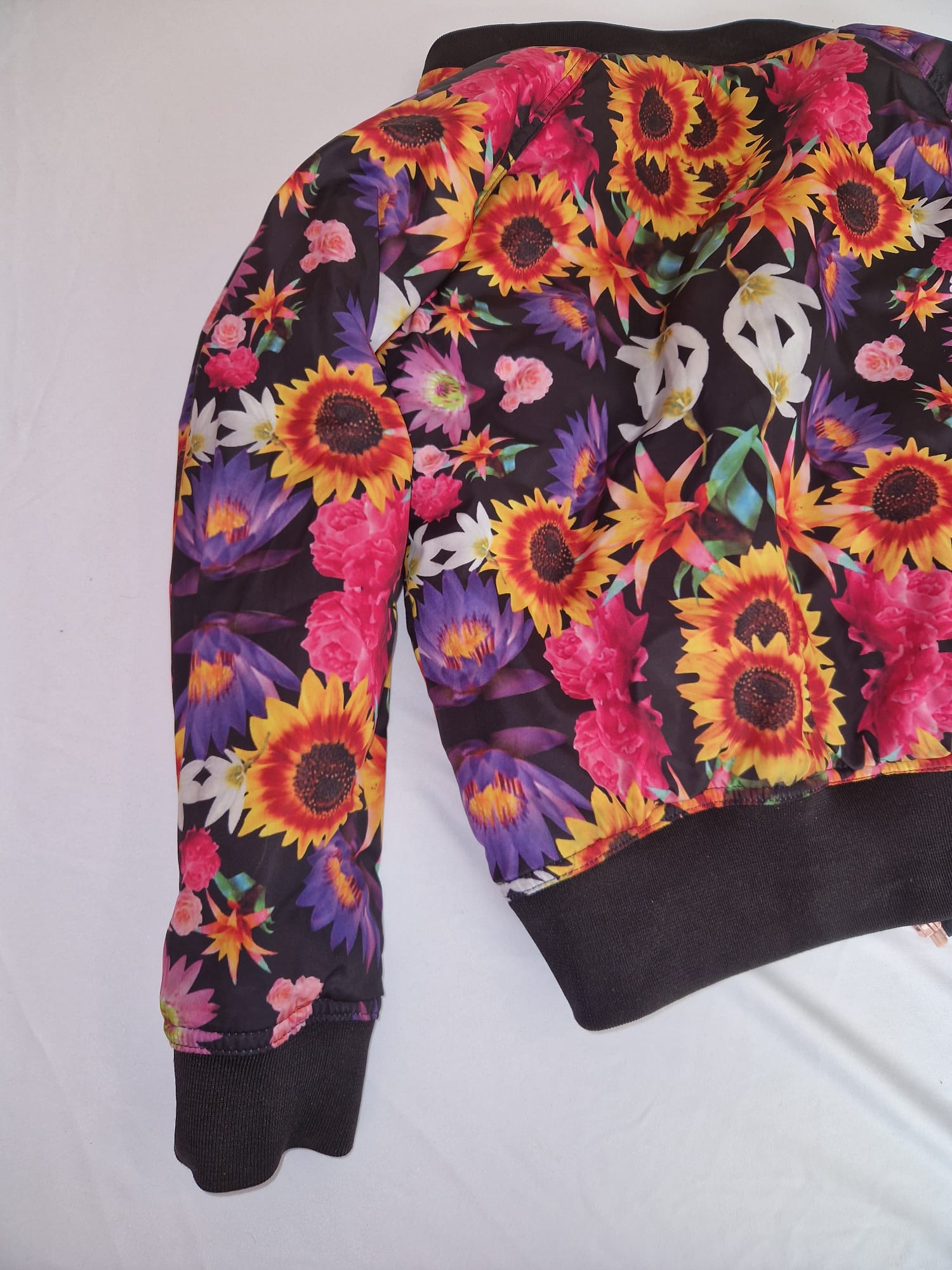 Women’s Floral Print Bomber Jacket