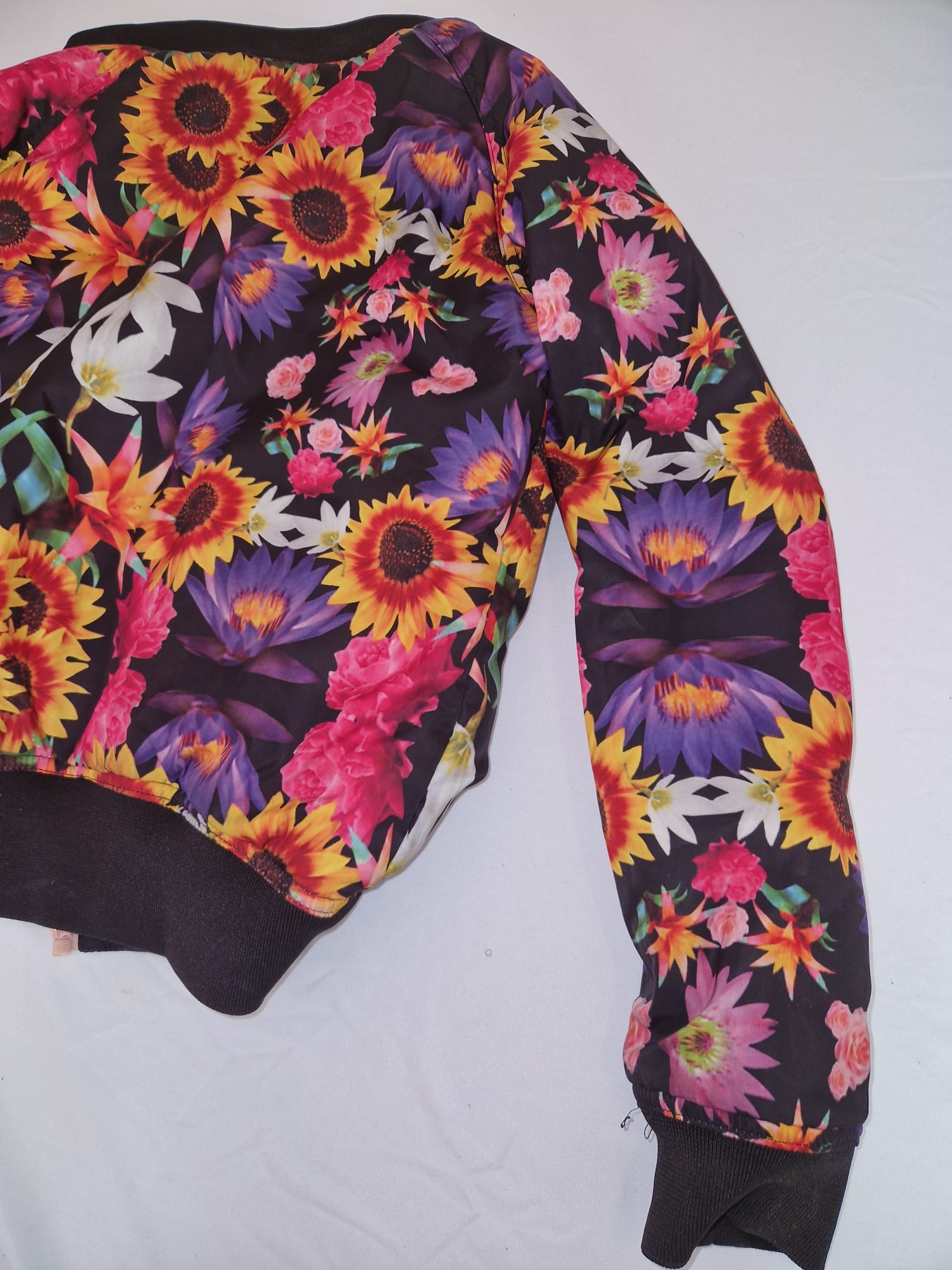 Women’s Floral Print Bomber Jacket