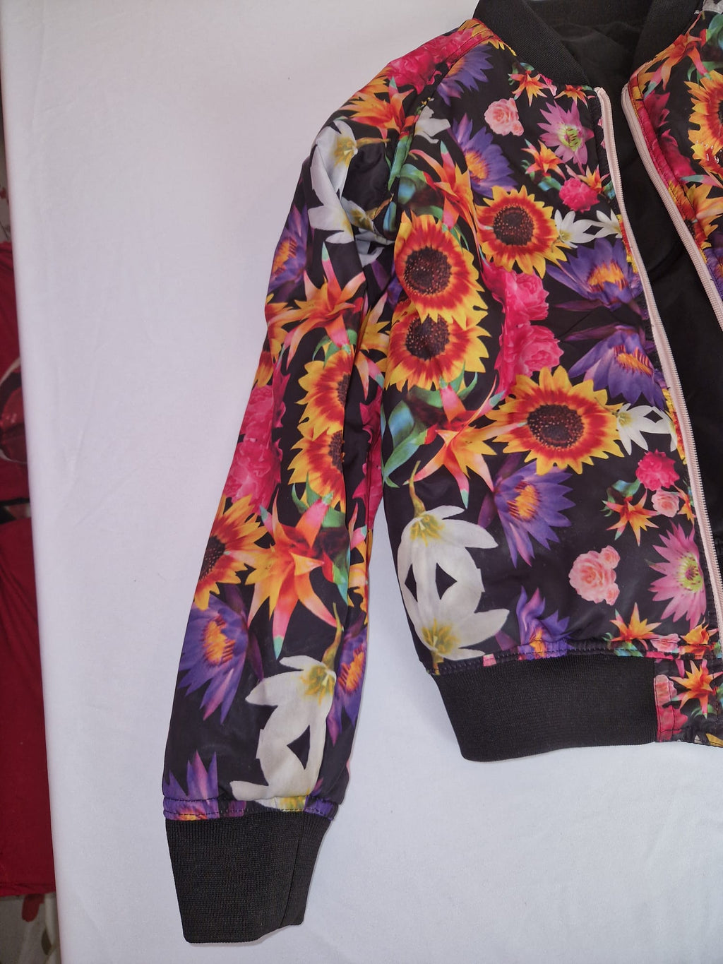 Women’s Floral Print Bomber Jacket