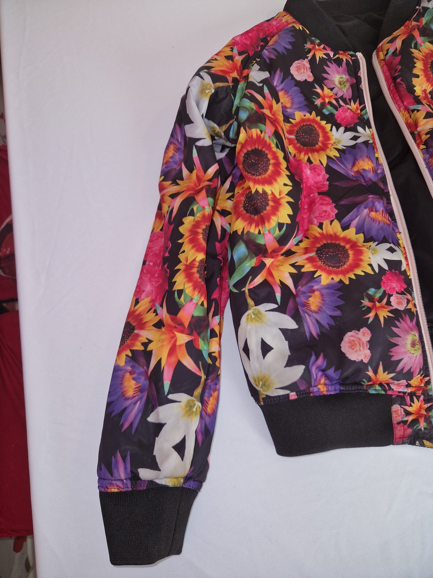 Women’s Floral Print Bomber Jacket