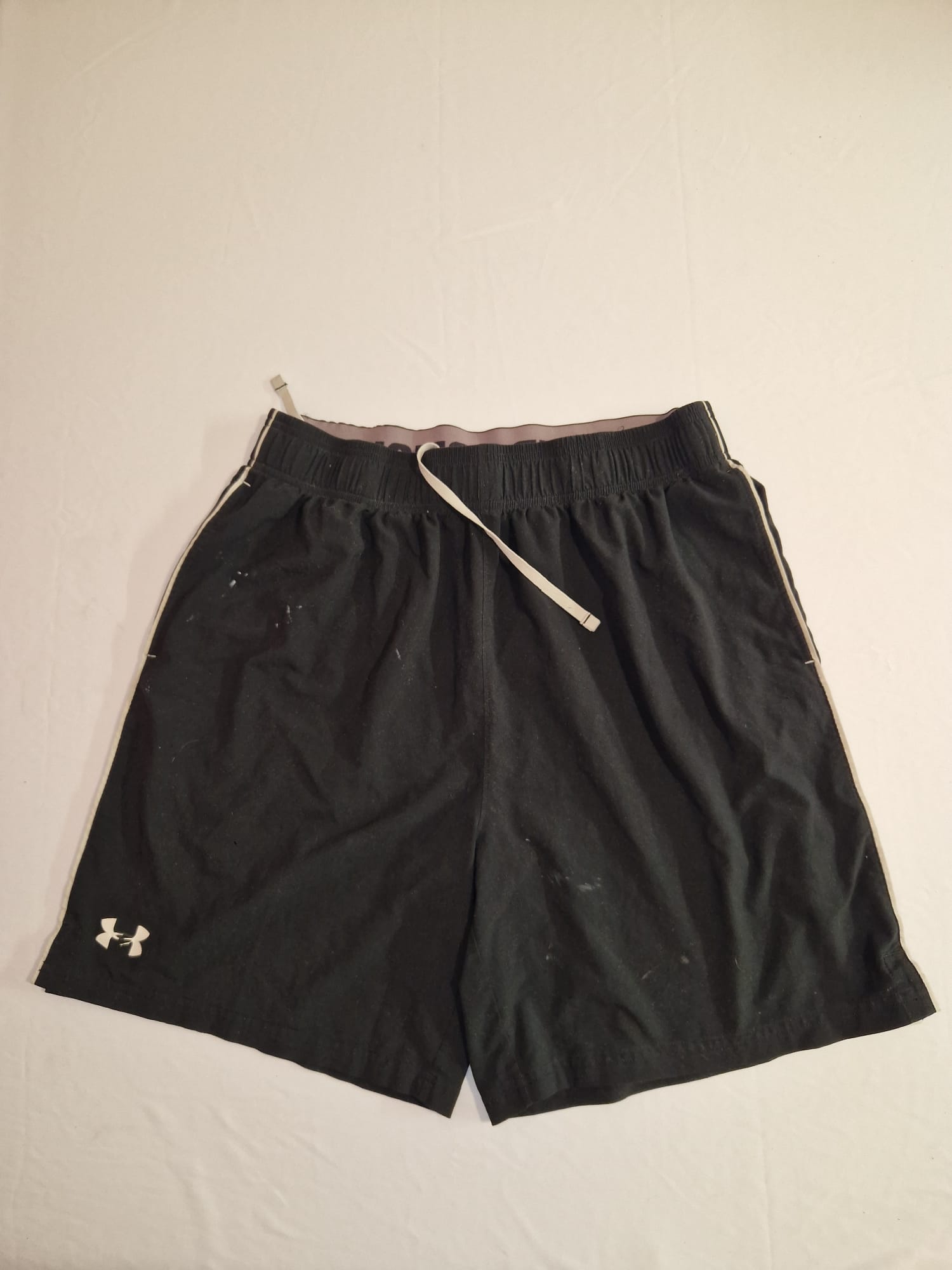 Under Armour Black Athletic Shorts with Drawstring Waist